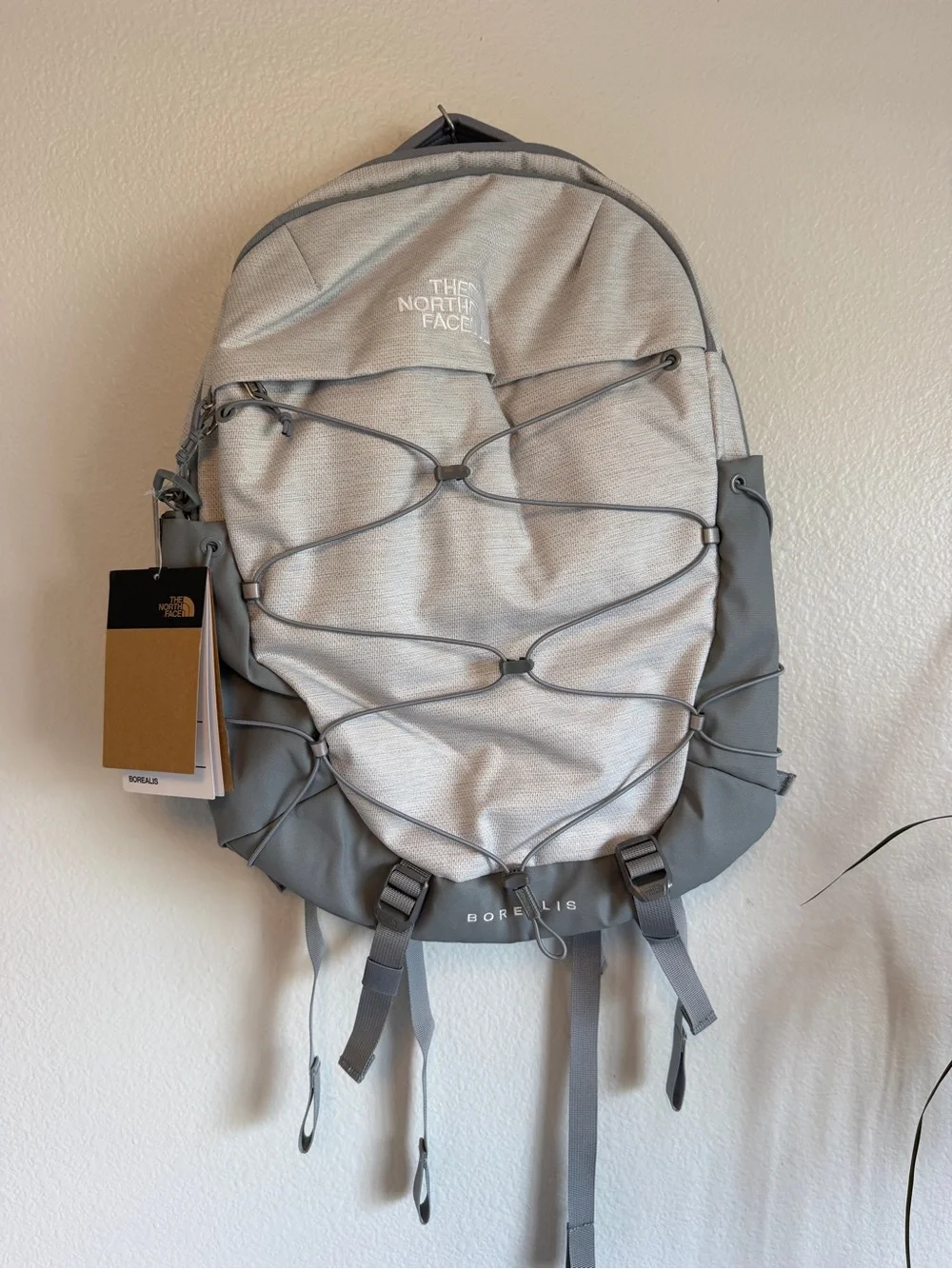 The North Face Borealis Backpack - Light Gray and Gray